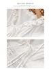 Autumn Lace Long Sleeve White Shirt - European & American Style Women's Top