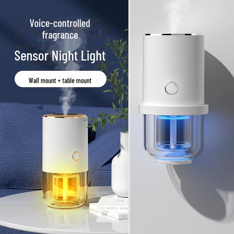 Smart Aromatherapy Car Humidifier with Automatic Spray and Night Light