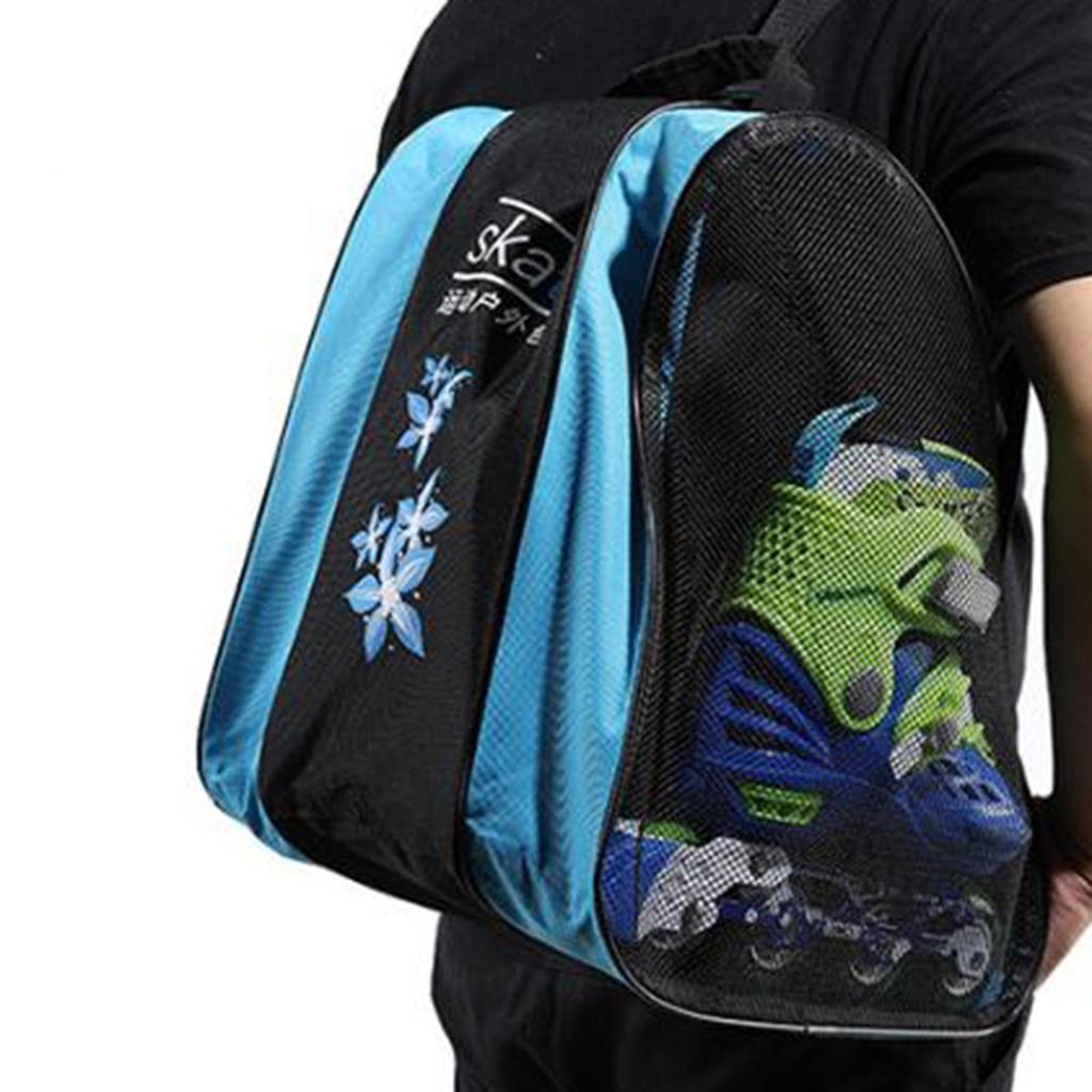 Practical Wear Resistant Inline Skate Carrier Blue
