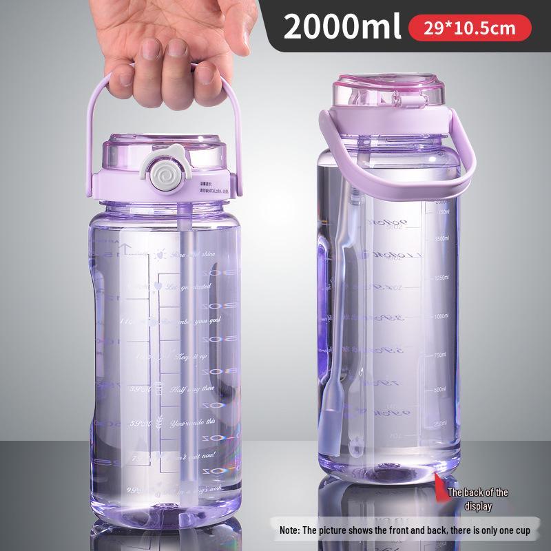 Supergroße hitzebeständige tragbare Sportwasserflasche