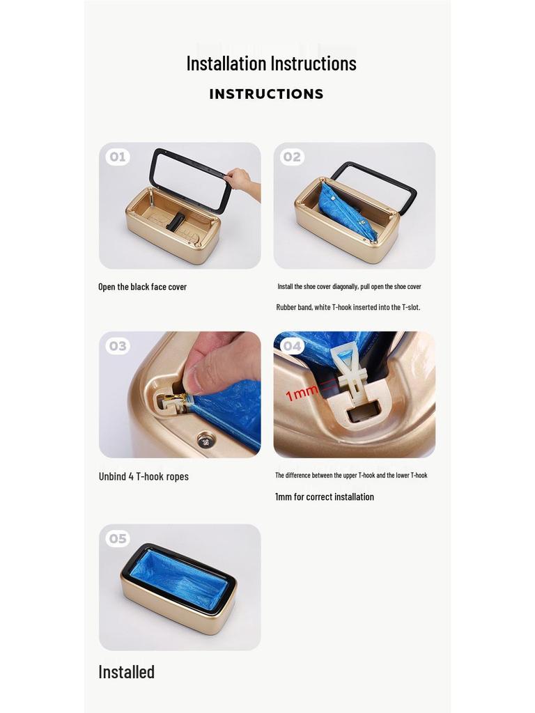 Automatic Household Step-On Shoe Cover Machine