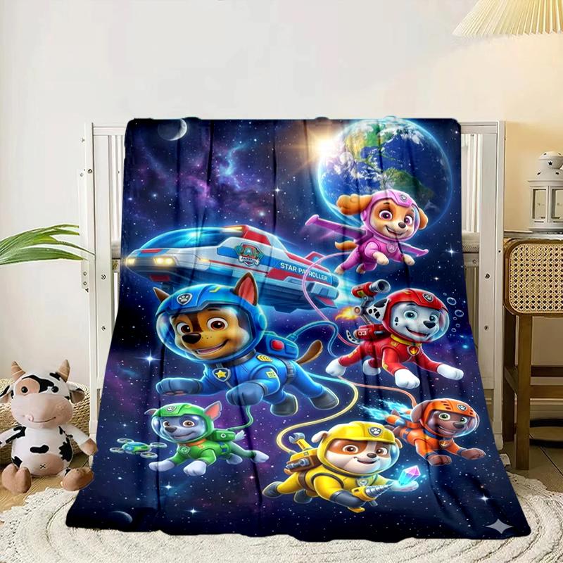 Space Patrol Pals Blanket Flannel Blanket for Bed, Sofa, Camping, Hiking, Picnic Essentials, Gift for Family Fan Gifts
