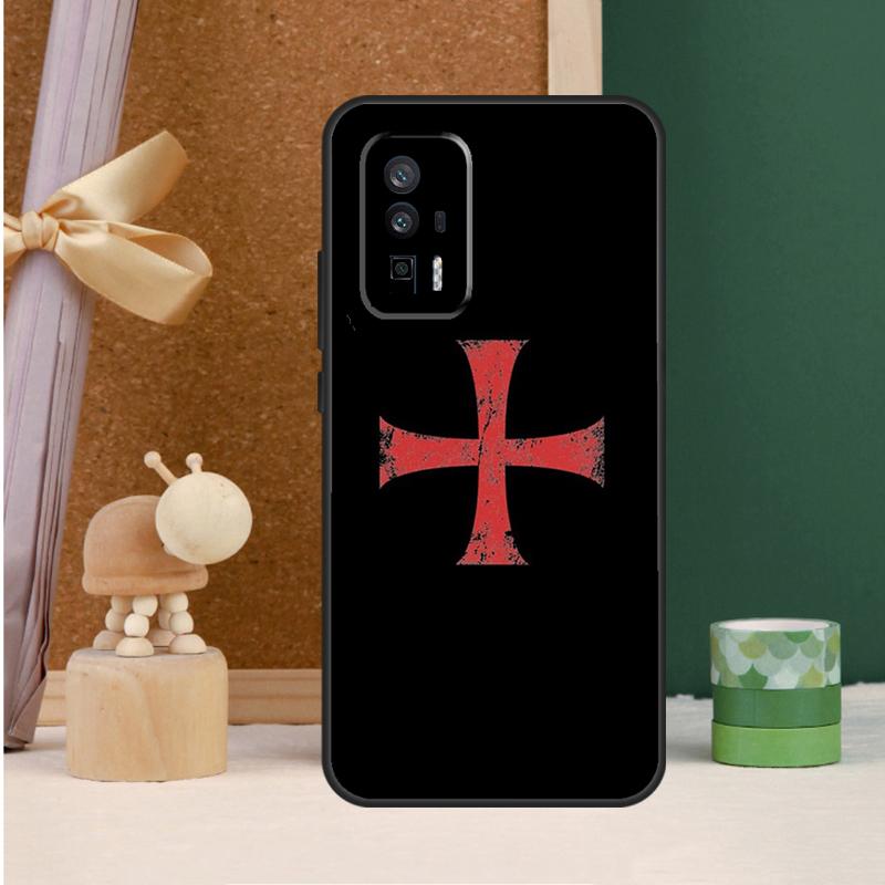 

Knights Templar Coat of Arms Case For Xiaomi 13 14 Ultra 13T 12T 11T 12 Lite POCO X6 M6 Pro X3 X4 X5 F3 F4 M5s F5 Cover Xiaomi 14 Ultra