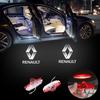 2Pcs LED Car Door Welcome Projector Lights, Ground Shadow Lights, Suitable for Renault D Megane, Koleos, Laguna, Talisman, Latitud