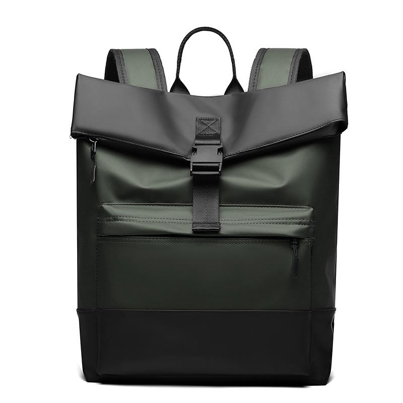 Trendy Waterproof Double Shoulder Backpack - Fashionable, Versatile, Large Capacity for Laptops