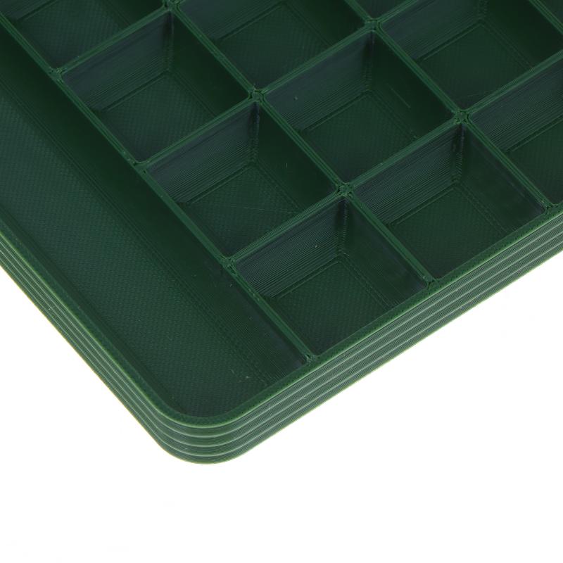 Multi Compartment Plastic Sorting Tray with Slots for Hardware Paint Brushes Electronic Components Home Repair Tool Storage