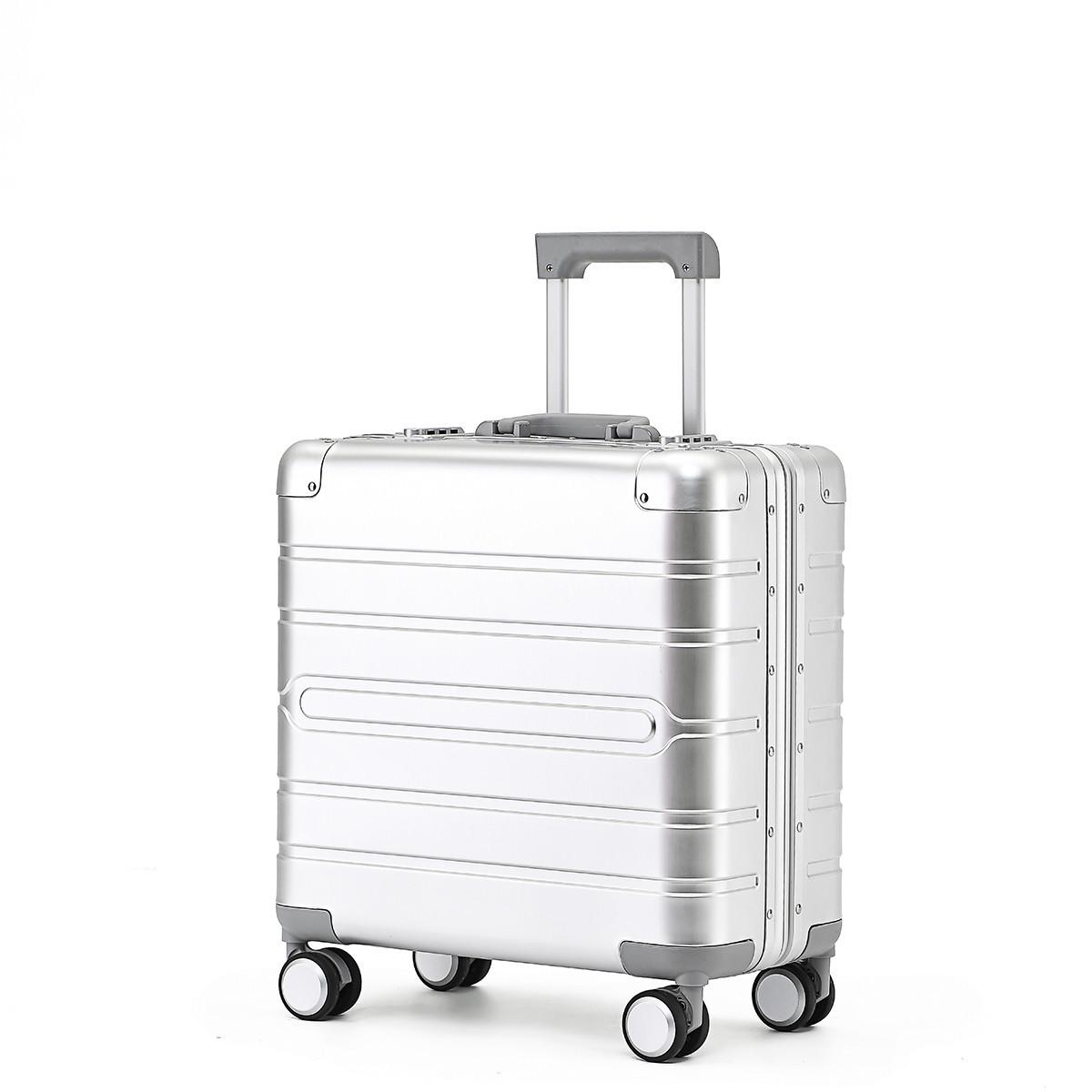 

Aluminum Magnesium Alloy 18 Business Carry-on with Spinner Wheels 18-inch Alloy Carry-on