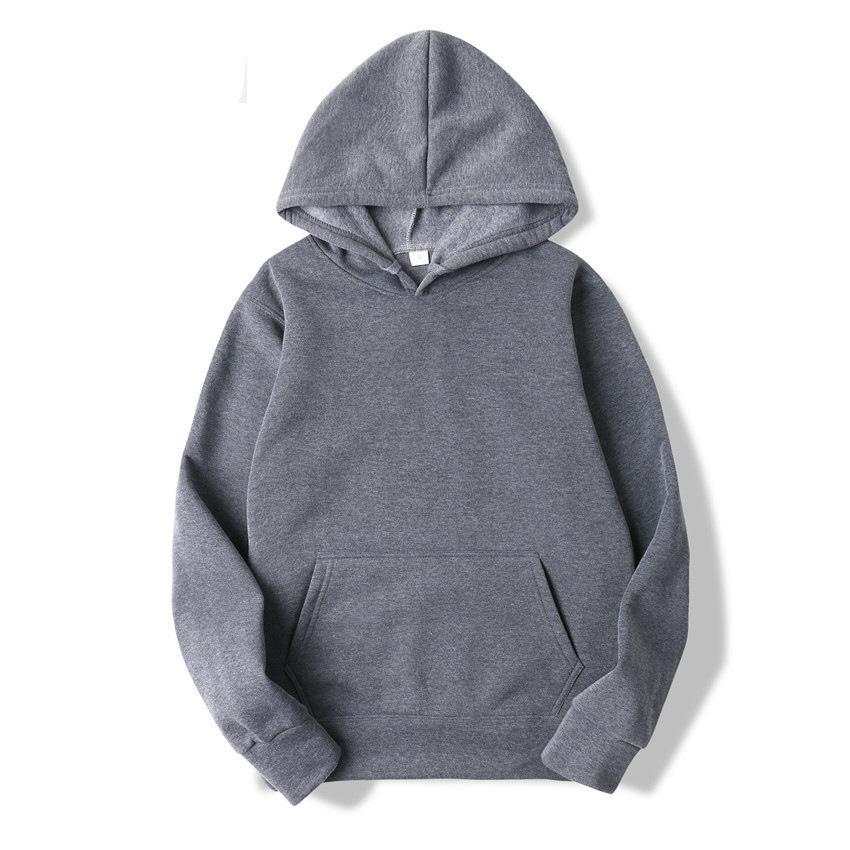 Thick Solid Color Hoodie For Men Women Casual Class Sweatshirt