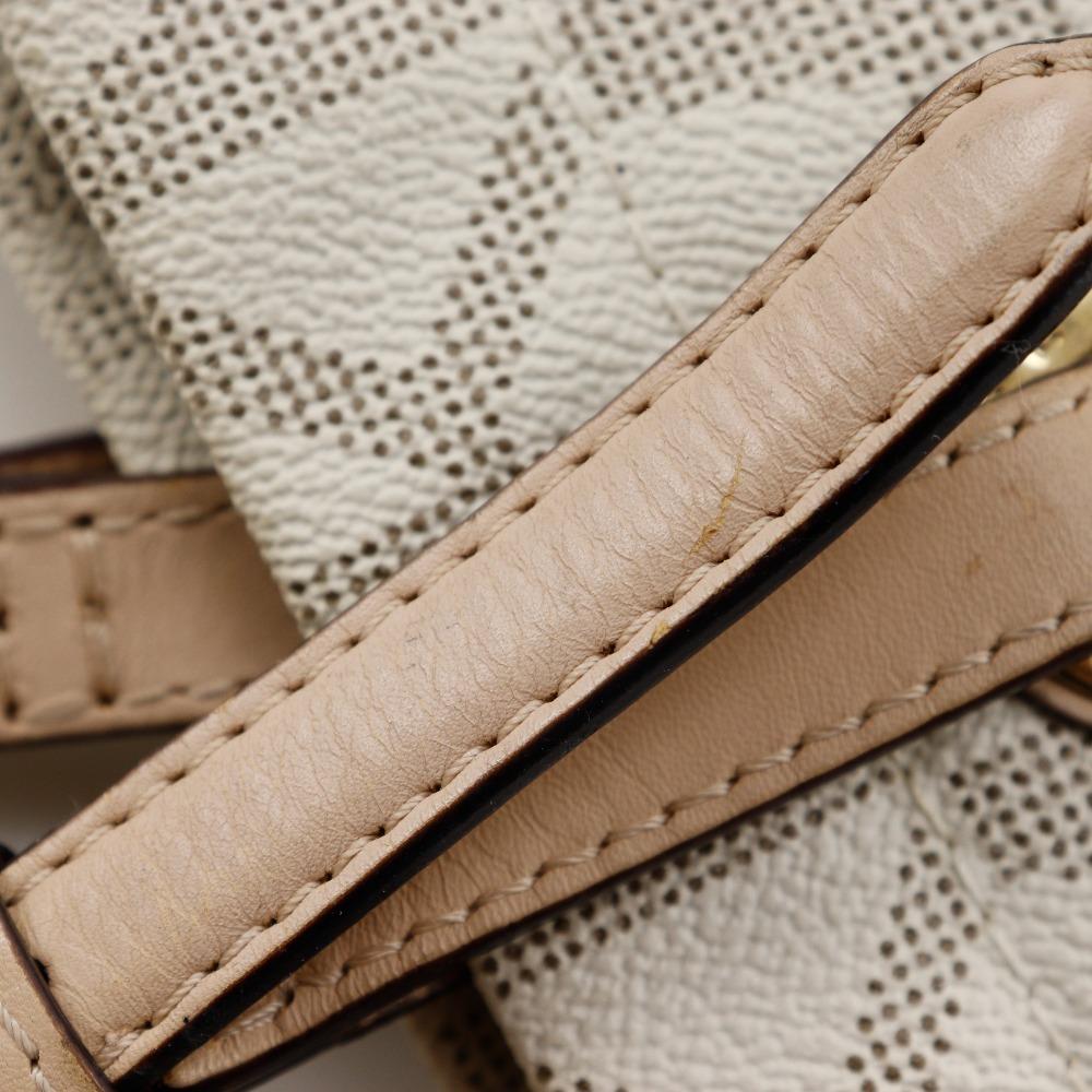 Michael Kors MK Signature Tragetasche offwhite PVC Damen Gebraucht