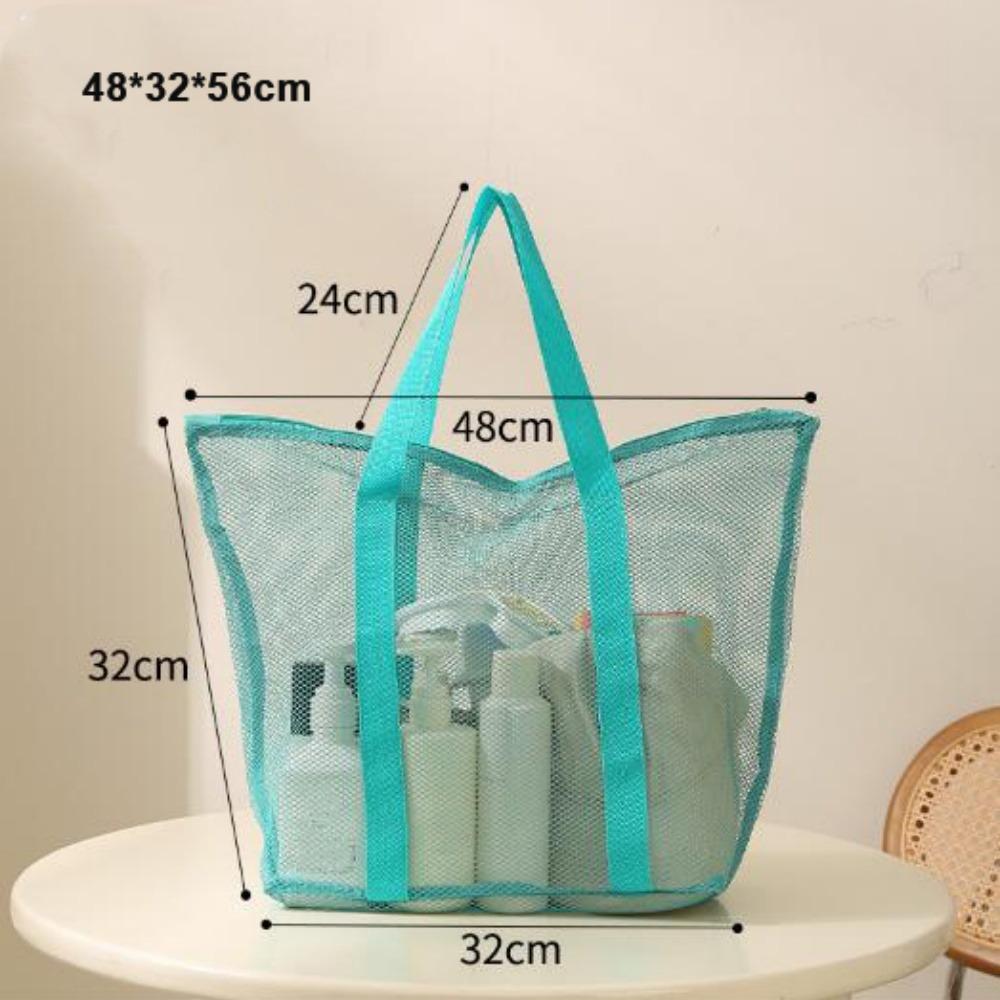 High Quality Large Capacity Mesh Bag Multistyles Protable Swimming Beach Bag Reusable Storage Bags