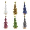 Mini Christmas Tree Decoration Small Desktop Ornament Reusable Holiday Essential Festive Party Atmosphere Enhancer