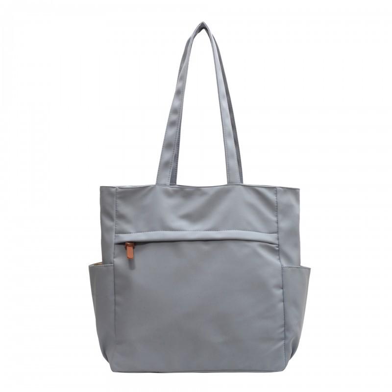 All-matching Women's Tote Bag Nylon Shoulder Large-capacity Commuting Casual Solid Color Simple Portable Female