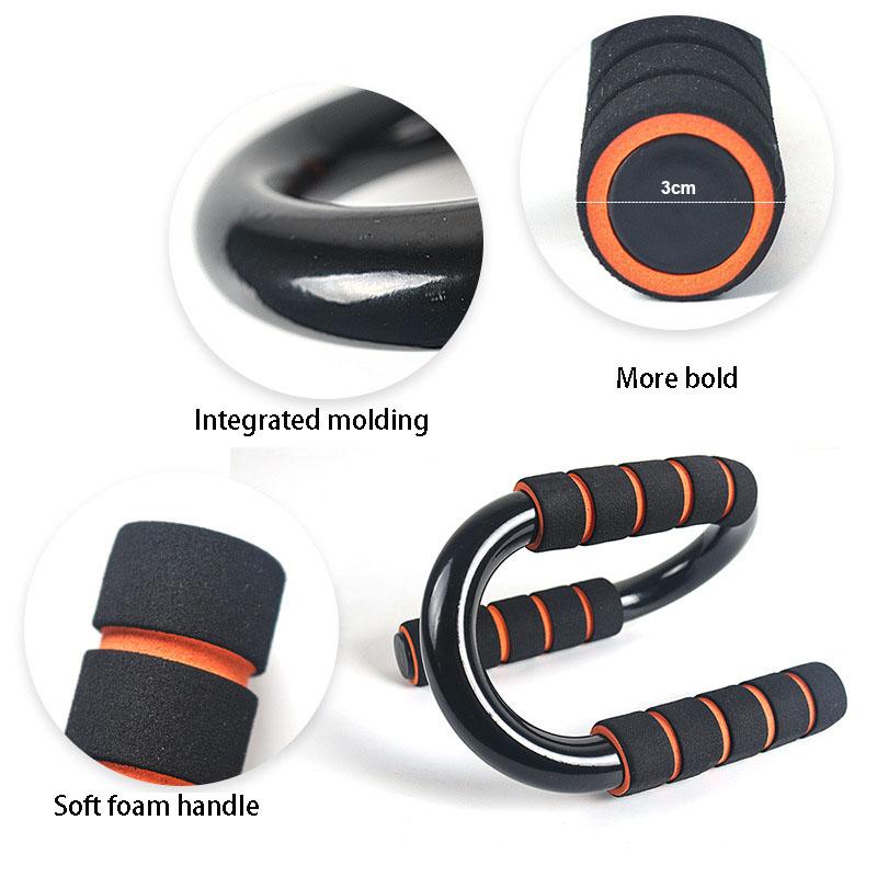 Push-Ups Stands 2 PCS S Shape Push Up Stand Aluminium Bars Tool  Fitness Training Apparatuur Exercise Training