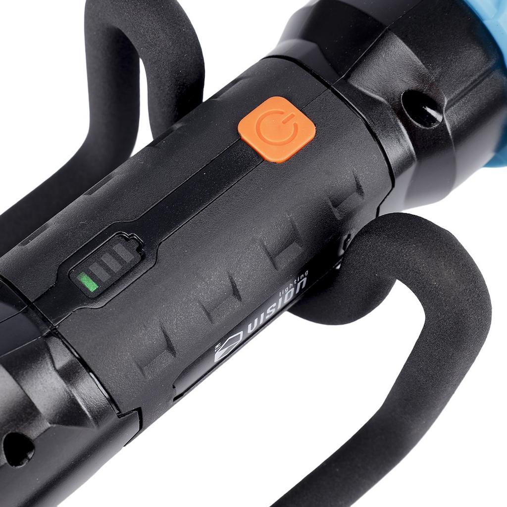 Werkstattleuchte / Leuchtstofflampe mit Halteklammern für unter die Motorhaube, 30W 3000 lm, AC/DC