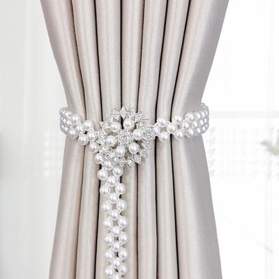 Creative Gardinklämma Delikat Legering Blomma/Rosett/Fjäril Faux Pearl Dekor Slitstark