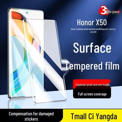 Honor X50 Tempered Glass Screen Protector, Full Coverage for Huawei 50x Mobile.