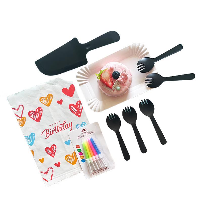 Disposable Birthday Cake Tableware Set