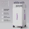 2026 Multifunctional 24-inch Durable Trolley Case with Combination Lock for Students' Travel