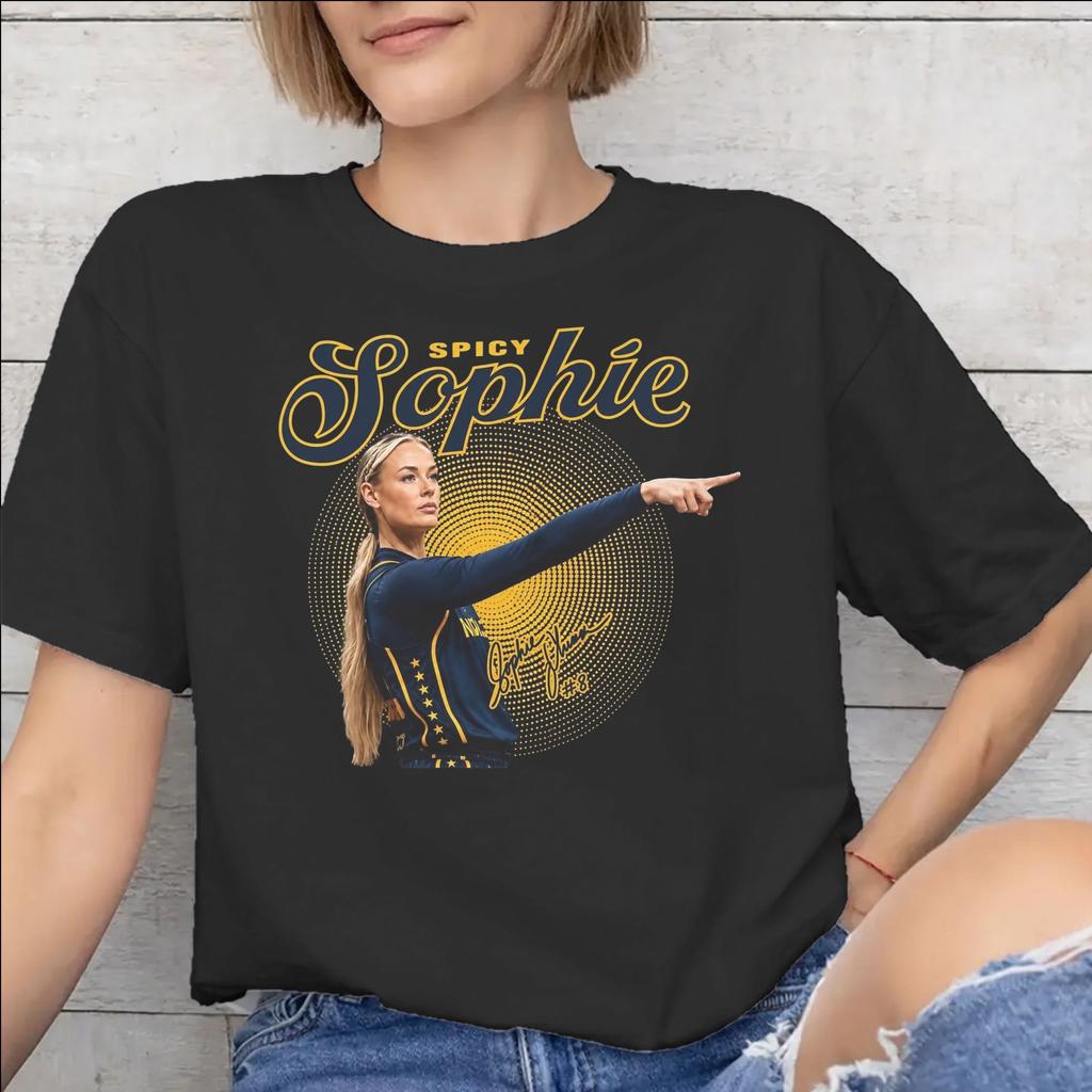 Unisexs WoUnisexs Sophie Cunningham Point T Shirt Cotton Graphic Printing Tee Shirts Clothing Outfits