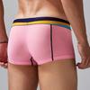 Men's Low Rise Ice Silk Boxer Briefs Quick Dry Athletic Underwear Breathable Sport Trunks for Men