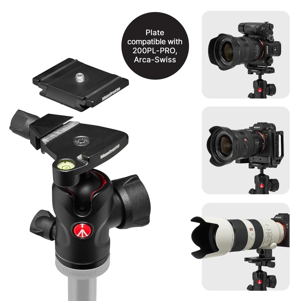 Manfrotto Befree Advanced AS Camera Tripod Lever Lock Compatible Portable Compact Aluminum Travel Tripod Kit Ball Head for DSLR Camera Mirrorless