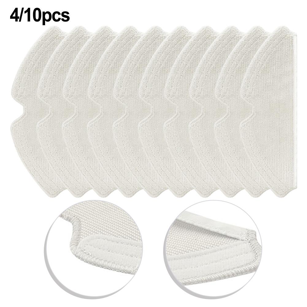 Für Inic i9 Saugroboter Wischlappen Wischtuch Kit 4 oder 10er Pack Mikrofaser Nachfüllpackungen für effiziente Bodenpflege