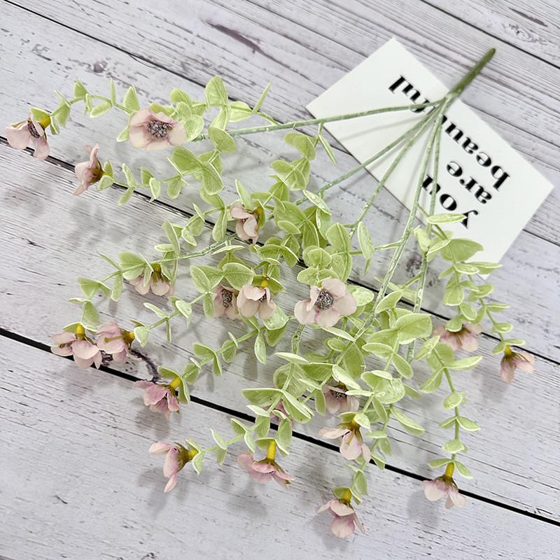 Dream Eucalyptus Blue Flower Bundle With Handmade Craft For Decoration Household