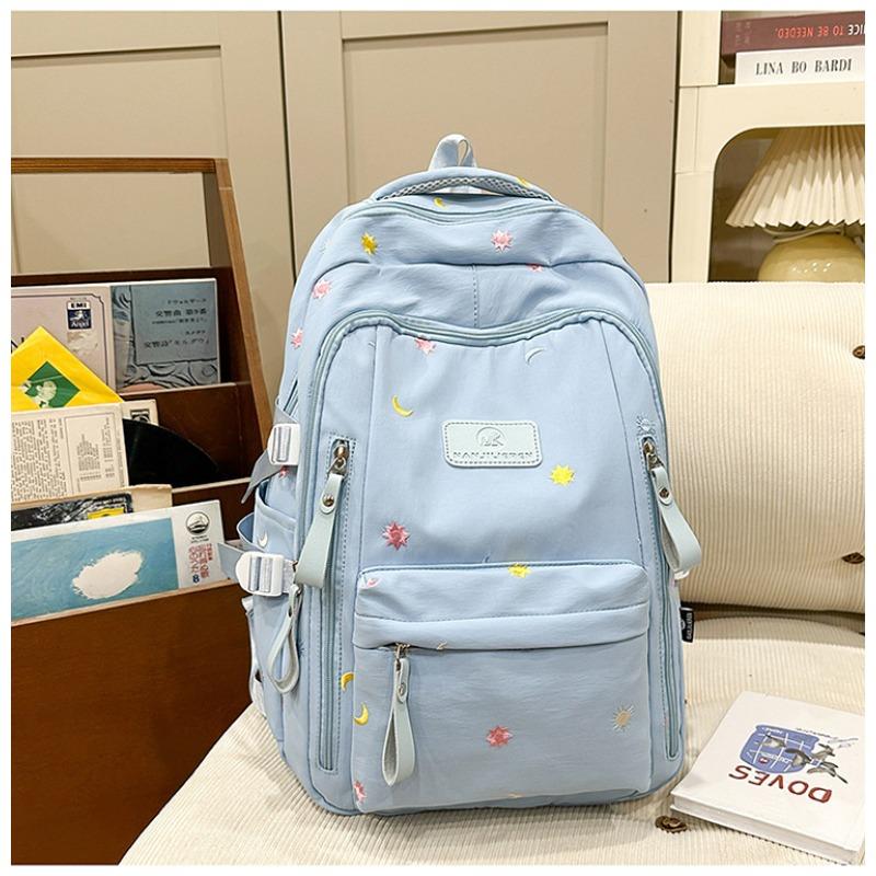 New Large-capacity Backpack Junior High School Lightweight Women's Schoolbag Simple and Versatile Campus Backpack