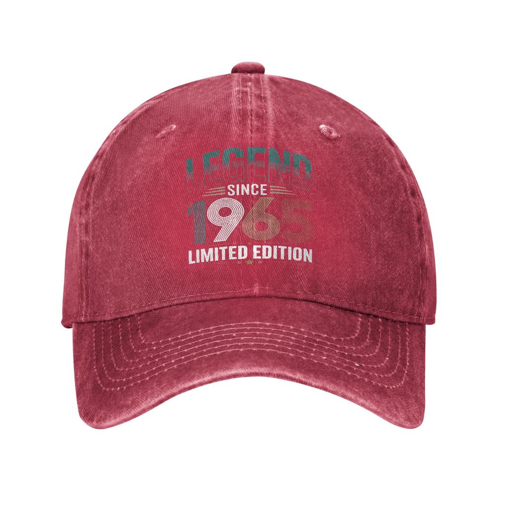 60 Jahre Alte Legende Seit 1965 60. Geburtstag Sonne Baseballkappe Herren Design Hip Hop Hüte Sommer Streetwear Outdoor Baseballkappen