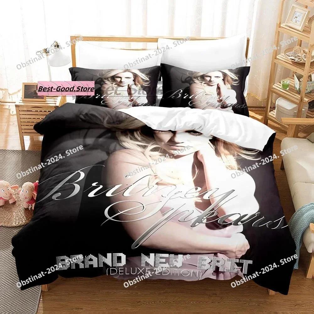 Fashion Britney Spears Bedding Set Printed single Comforter Quilt Bed Cover Duvet Cover Pillow Case 3 Pieces Set Kids Adult Size