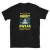 Billiards Pool Table Aim Shoot Swear Repeat Short-Sleeve Unisex T-Shirt