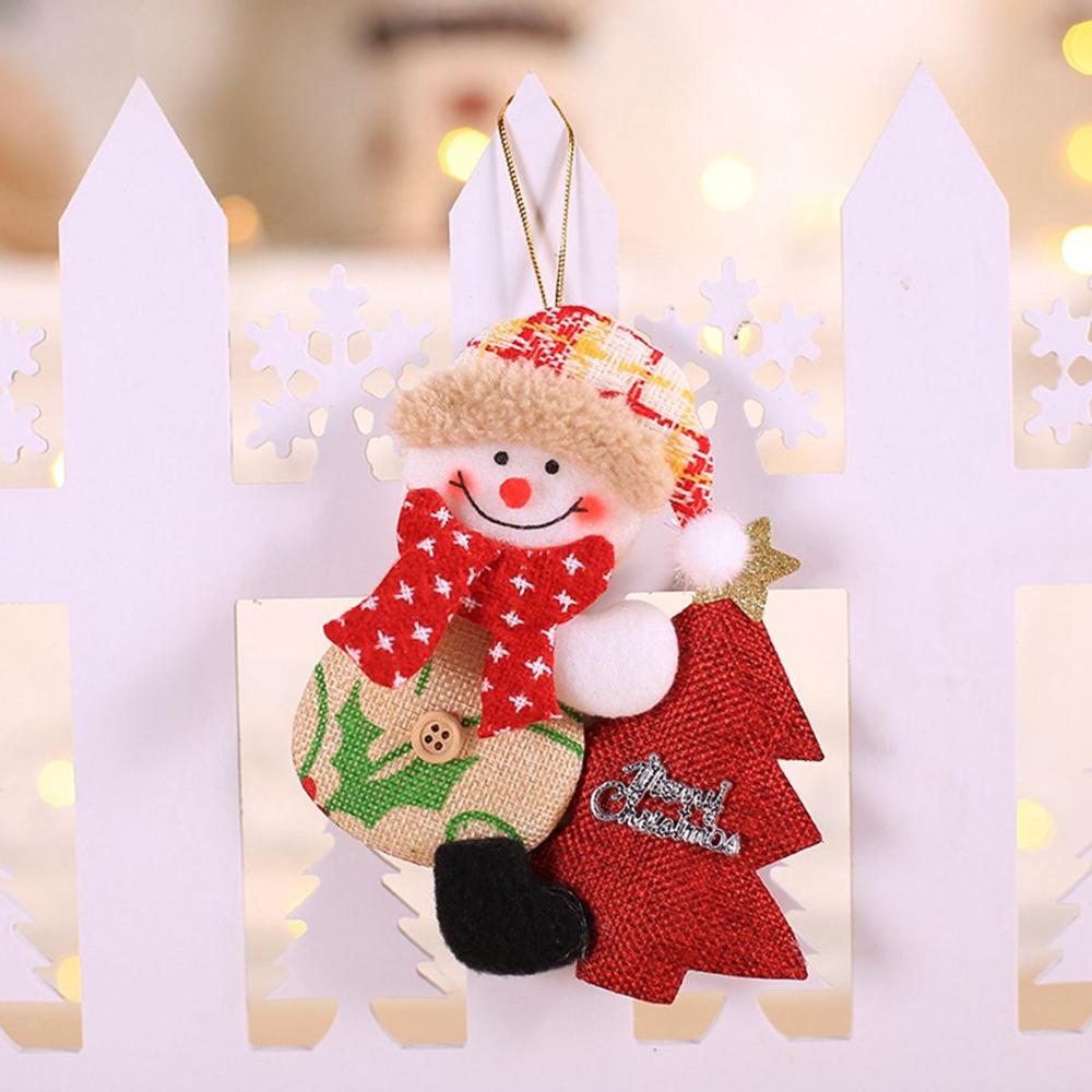 Decor Cute DIY Decorative Plush Doll Hanging Pendant Christmas Ornaments Christmas Tree Decoration