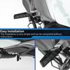 GFARDMOTO Motorcycle Footrest Pedal Passenger Footpeg CNC Aluminum Anti-Slip Rear