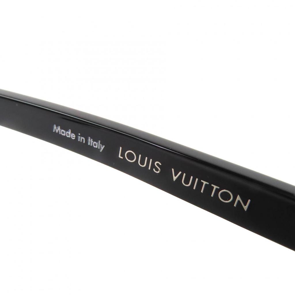 Great LOUIS VUITTON LV Signature Round Sunglasses Boston Eyewear Black Z2434U Used