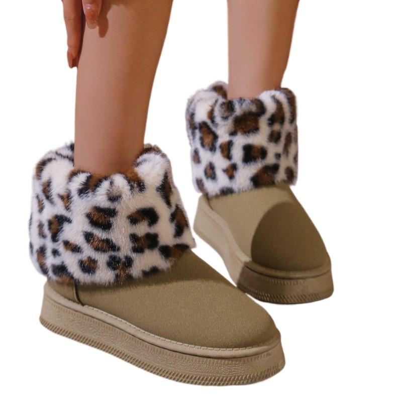 Fashion Shoes for Women 2024 High Quality Slip-on Women's Boots Fashion Turned-over Edge Daily Boots Women Winter Short Plush Snow Boots