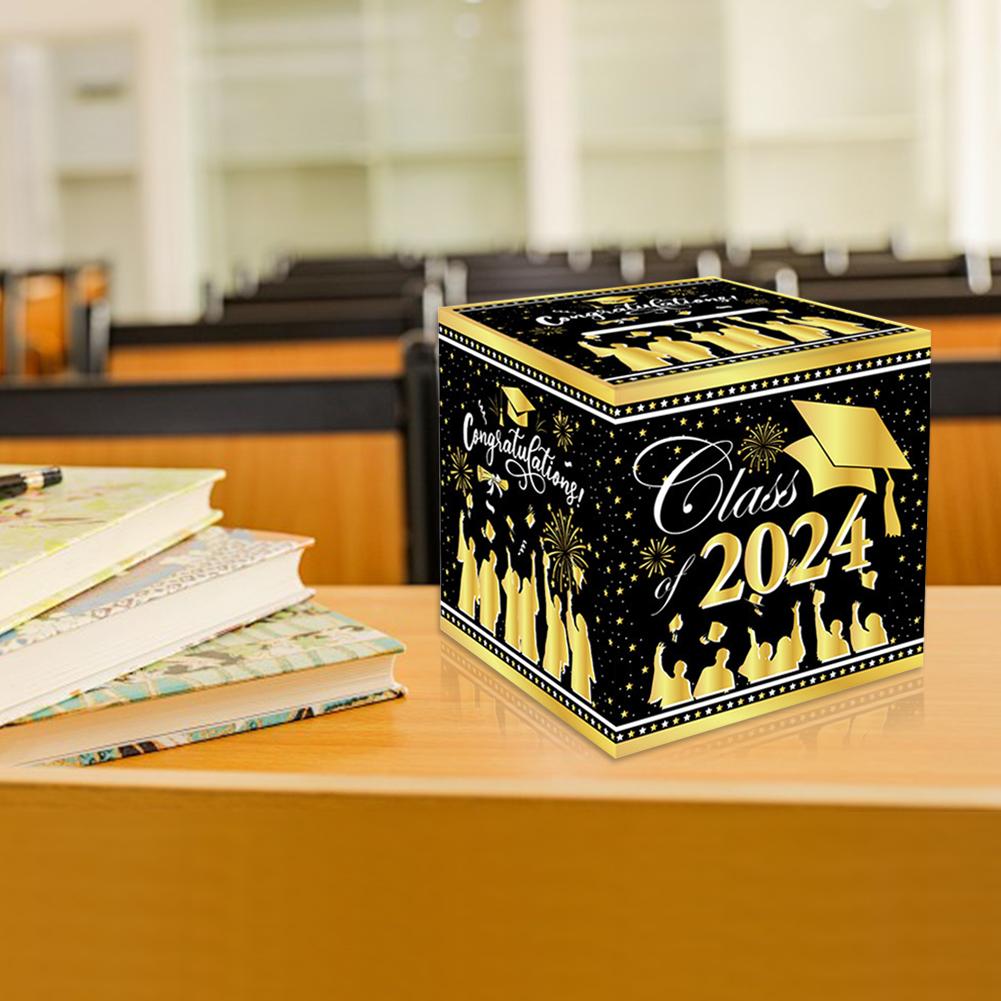 2025 Graduation Money Box Pull Cash Gift Box with Pull Out Card Money Clip Cash DIY Set Multifunctional for Graduation Favors