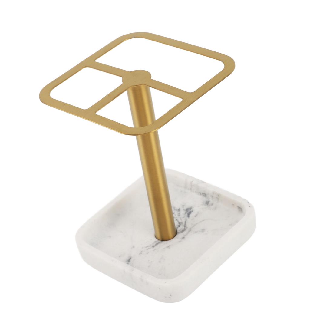 Toothbrush Holder Rustproof 304 Stainless Steel Toothpaste Storage Stand 3 Slots Space Saving Toothpaste Organizer for