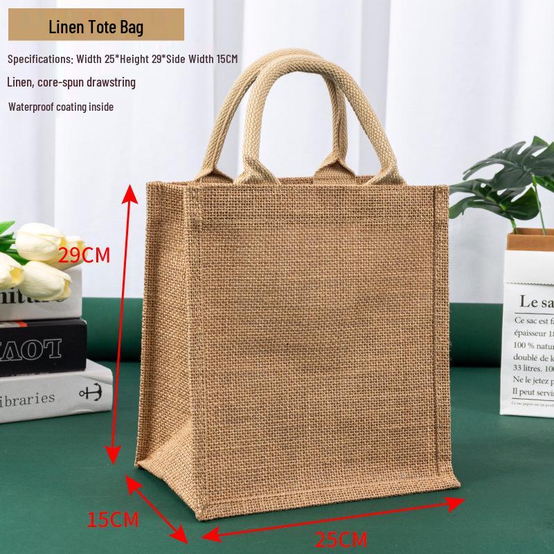 MUJI Linen Canvas Tote: High-End Commuting and DIY Gift Bag