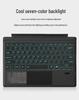 Microsoft Surface Pro7/6/5/4/3 Bluetooth Keyboard - Seven-Color Backlit Touch