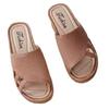 Fashionable Women's Summer Wedge Heel Slippers - Thick Sole, Breathable, Anti-slip, One-Strap Sandals
