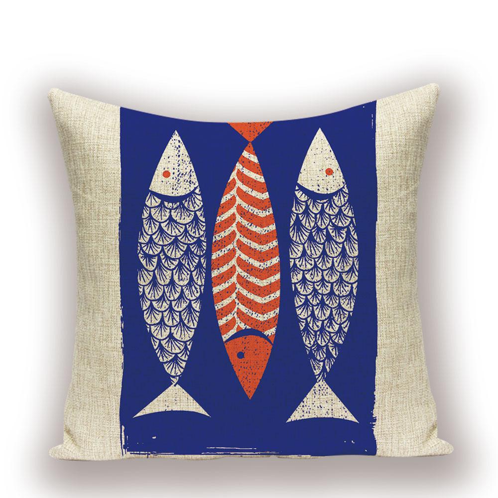 Nordic Home Decoration Throw Pillow Fish Cushion Covers High Quality Decorative Pillows Custom Pillowcase On Pillows