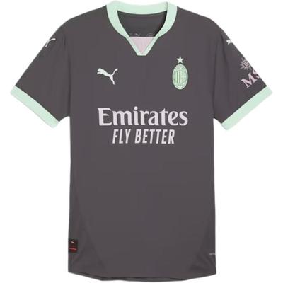 Puma Ac Milan Ultraweave Retro Jersey Men Tops Gray 77502803