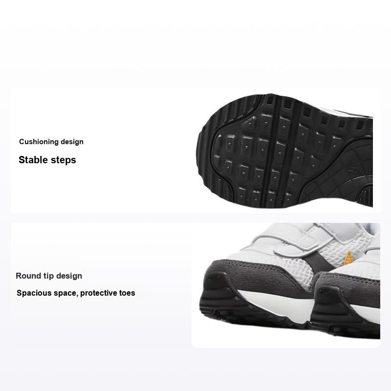 Детские кроссовки Nike Air Max SYSTM TD White Grey Orange DQ0286-104 23.5