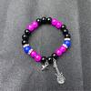 1/2Pcs Magnetic Couple Bracelet Set Adjustable Matching Bangles Fashionable Beads Handchain Jewelry for Fashion Lovers