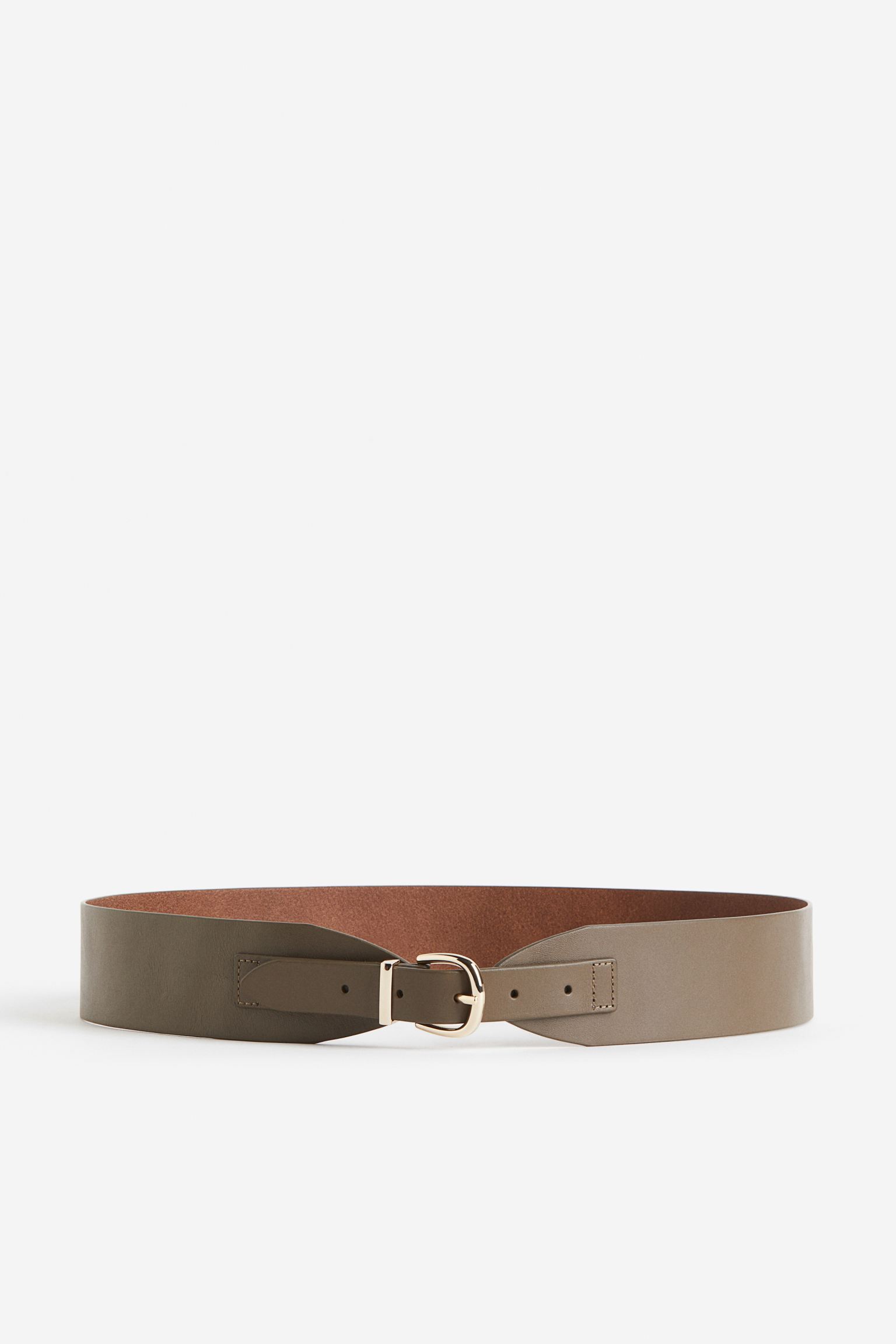 

Leather waist belt