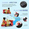 Train Toy for Toddlers Electric Steam Locomotive with Smoke, Light & Sound, Toddler Toy Trucks Ideal Gift for Kids