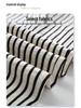White Striped Wide Leg Women's Slimming Pants - New Summer 2025 Collection