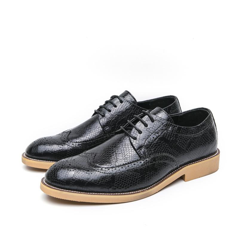 

Casual leather shoes personalized engraved men s pointed small leather shoes new fashion lace-up low-top casual leather shoes men 2025 38