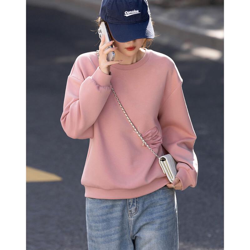 Demana Spring 3D Butterfly Appliqué Beaded Air Layer Sweatshirt