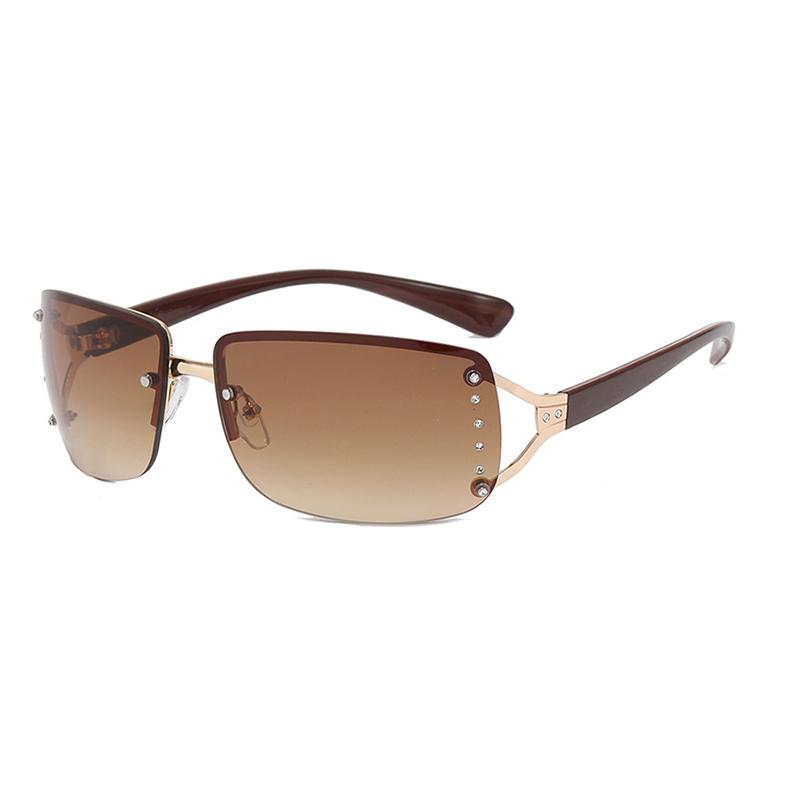 Wrap Around Y2K Sunglasses for Women Men Shield Flat Top Sunglasses Futuristic Frameless Gradient Lens Sun Glasses Eyewear